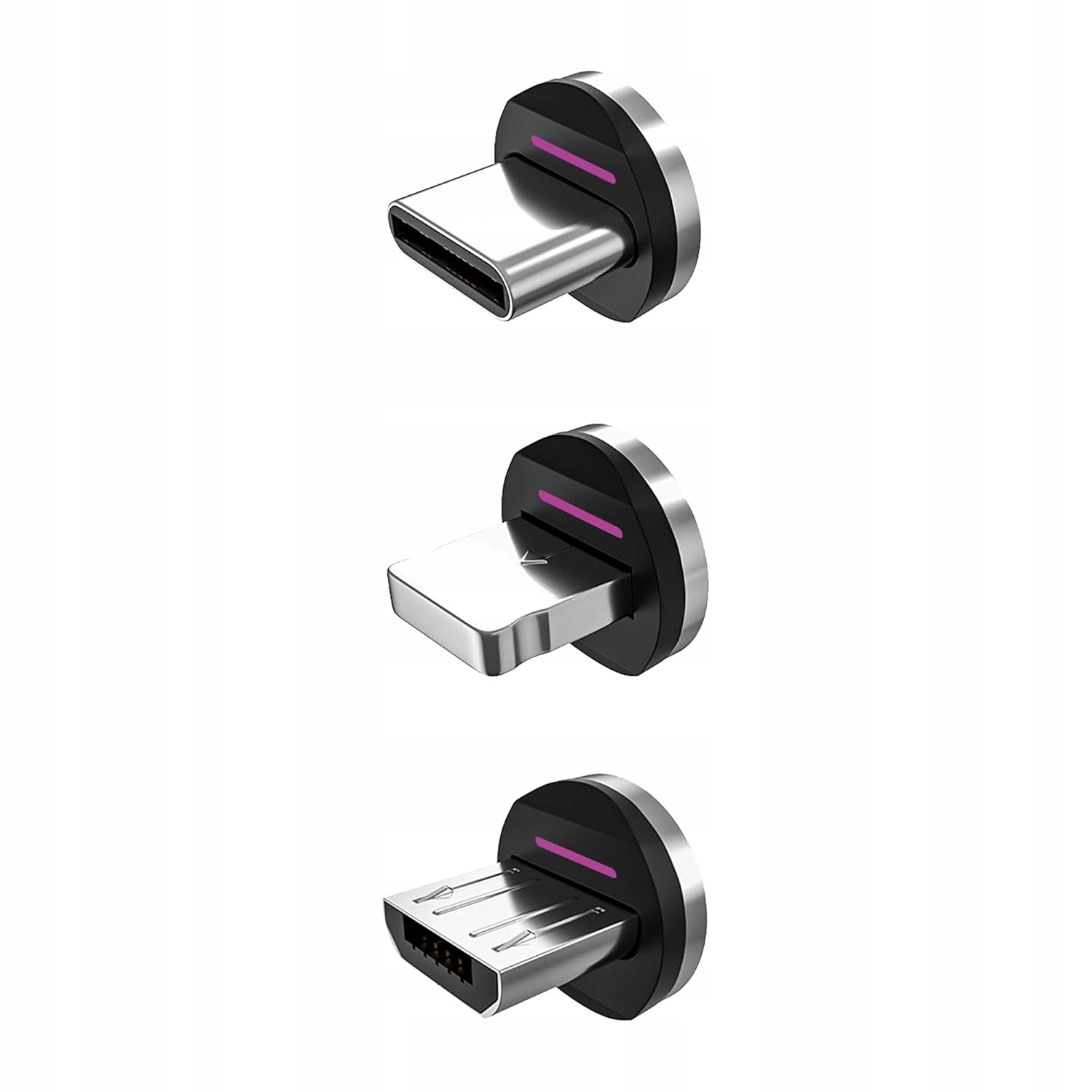 Magnetyczna Ładowarka Statik Pro Adaptery magnetyczne Usb-c, Micro-USB
