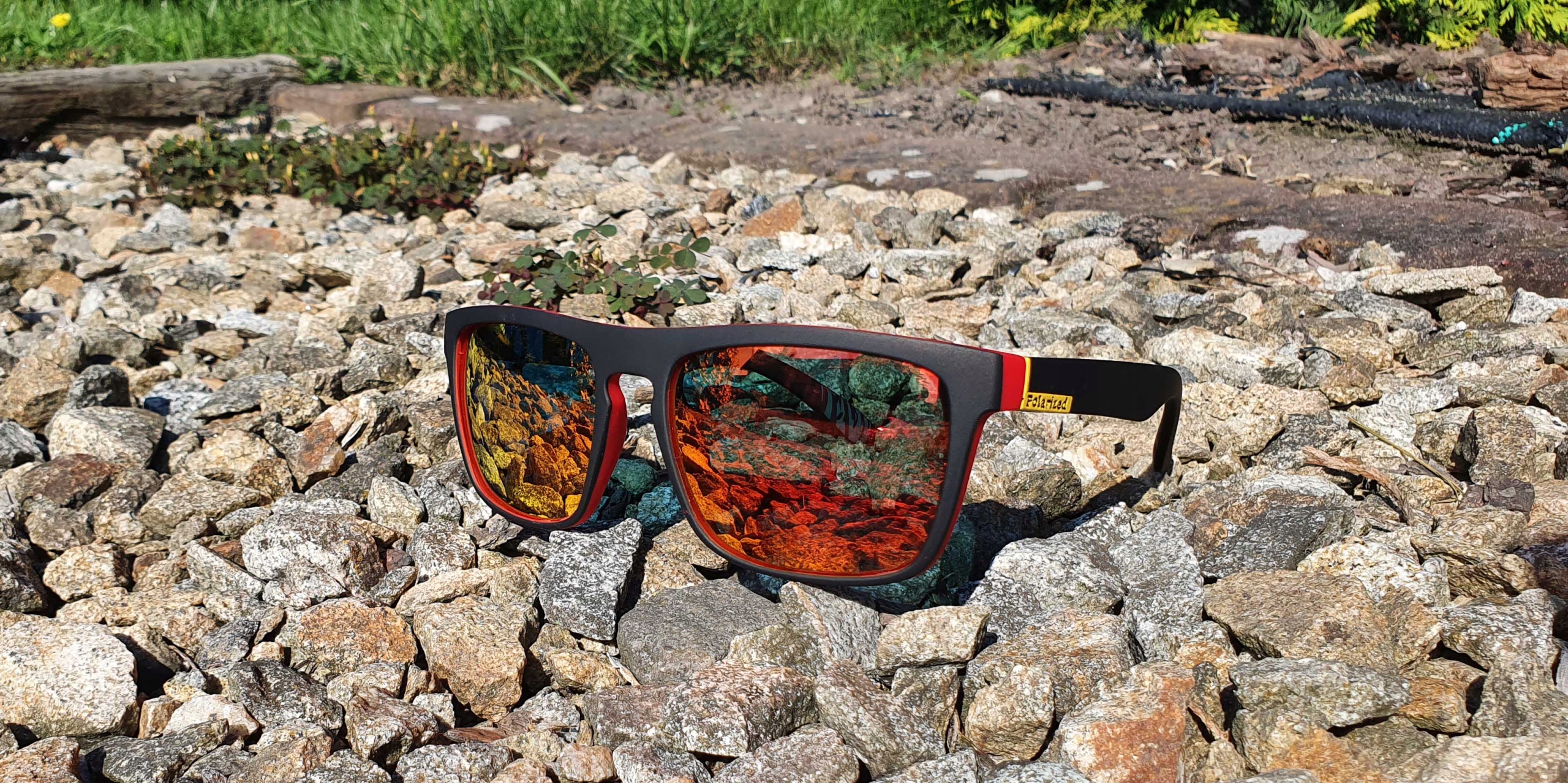 OKULARY PRZECIWSŁONECZNE Lustrzanki POLARYZACYJNE Kolor niebieski