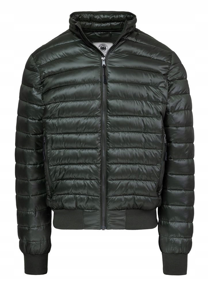 Pánská prošívaná přechodová bunda Pitbull Prošívání Harper lesk