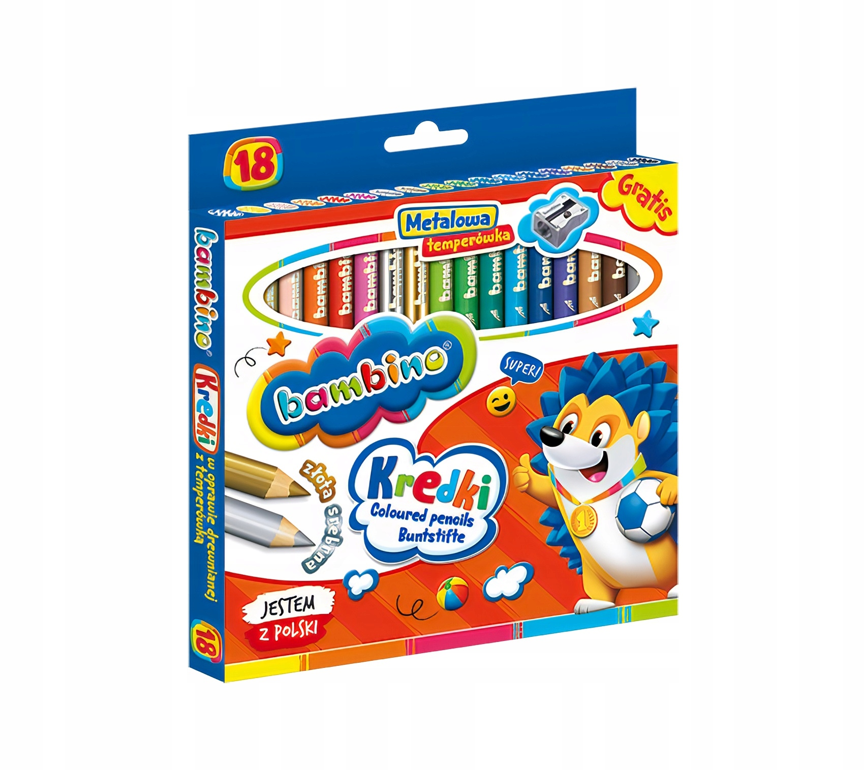 

Kredki Bambino w drewnianej oprawie