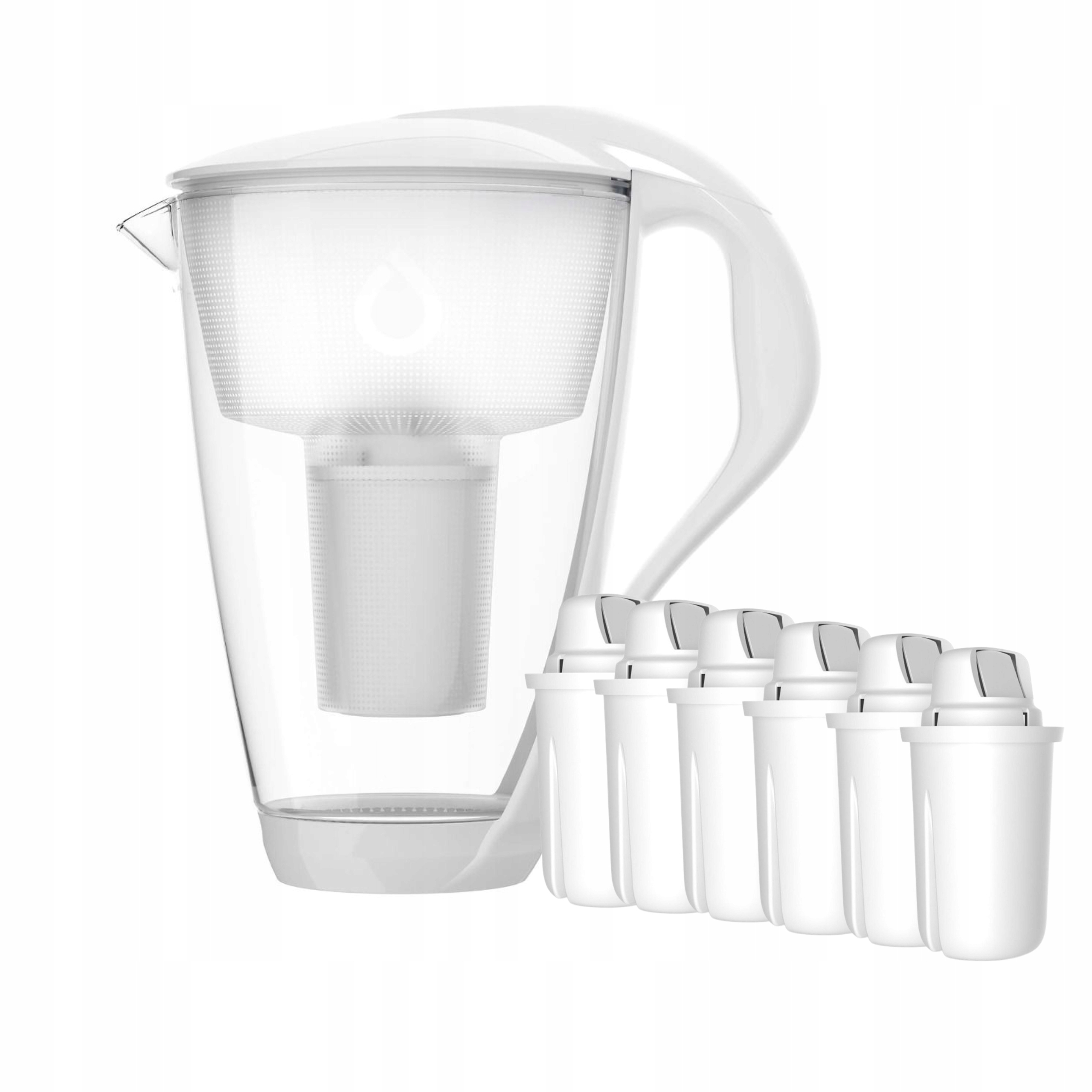 Dzbanek Szklany Dafi Led Crystal 2,0L+10 Wkładów