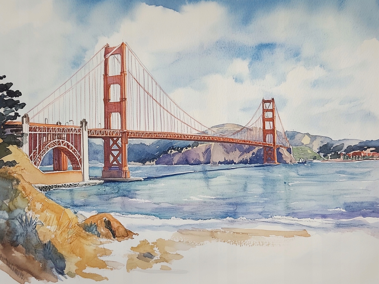 Obraz Na Plátně Canvas Most Golden Gate San Francisco Kalifornie 100x75