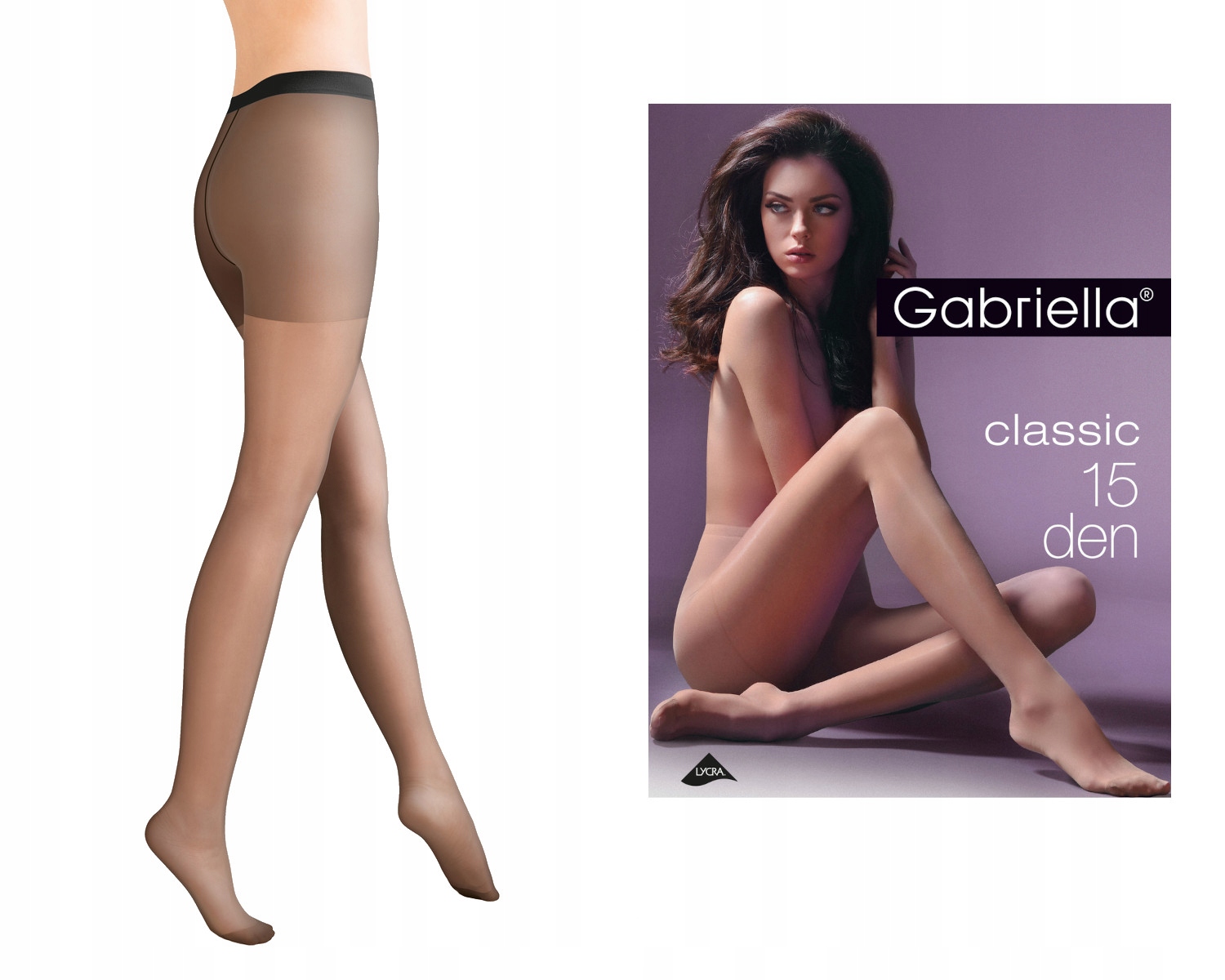 

Rajstopy Gabriella Classic 15 Den Nero r. 5-XL