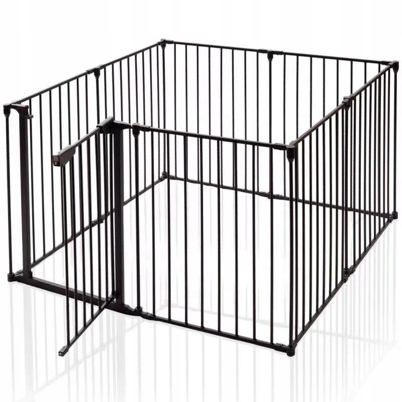 

Kojec Zagroda Dla Psa Bramka Modułowa 8 Panel Stal