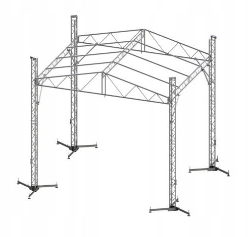 ZADASZENIE SCENY 4x3m + PLANDEKA + WCIĄGARKI, KOMPLETNE Kod producenta SP-ZAD43SDT