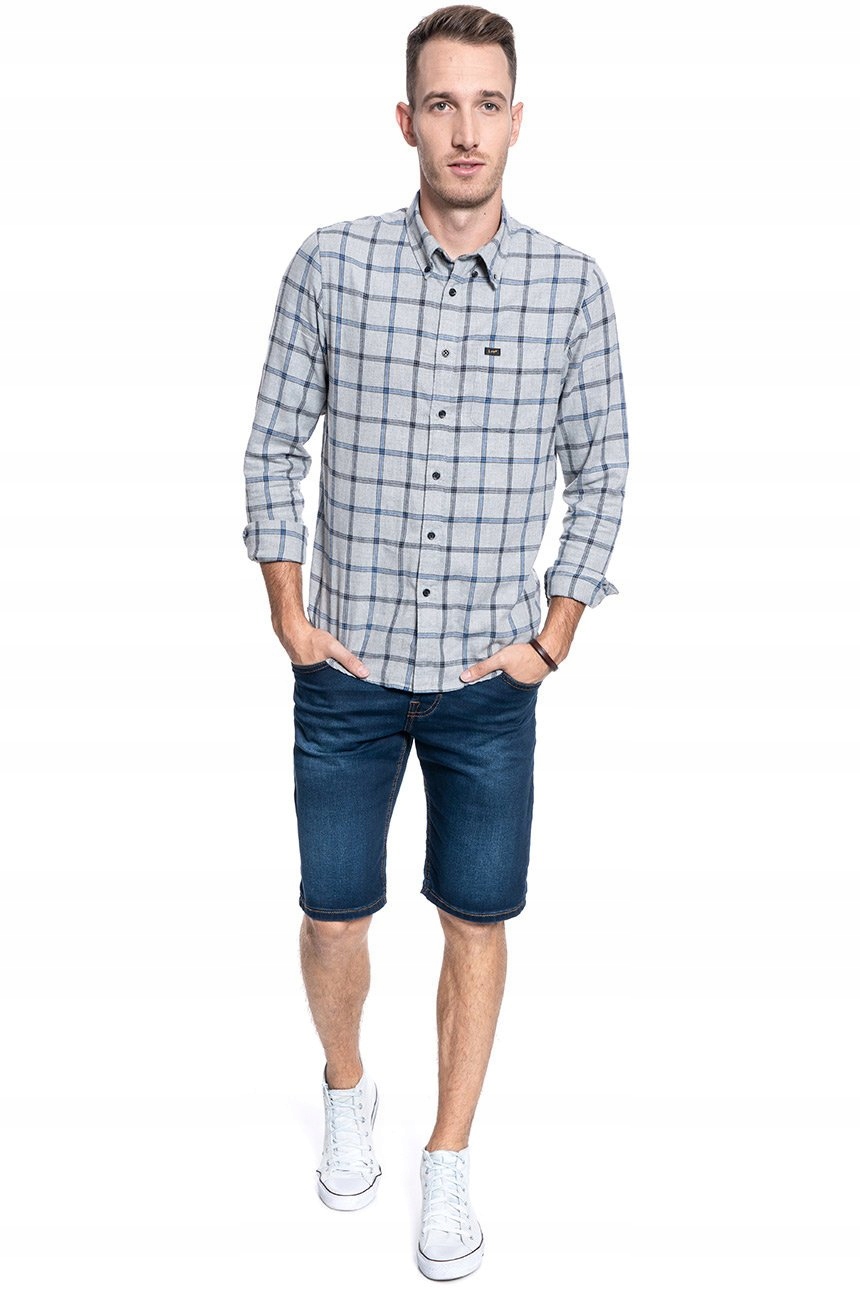 MUSTANG Chicago Short MĘSKIE SPODENKI JEANSOWE W31 Rodzaj jeansowe