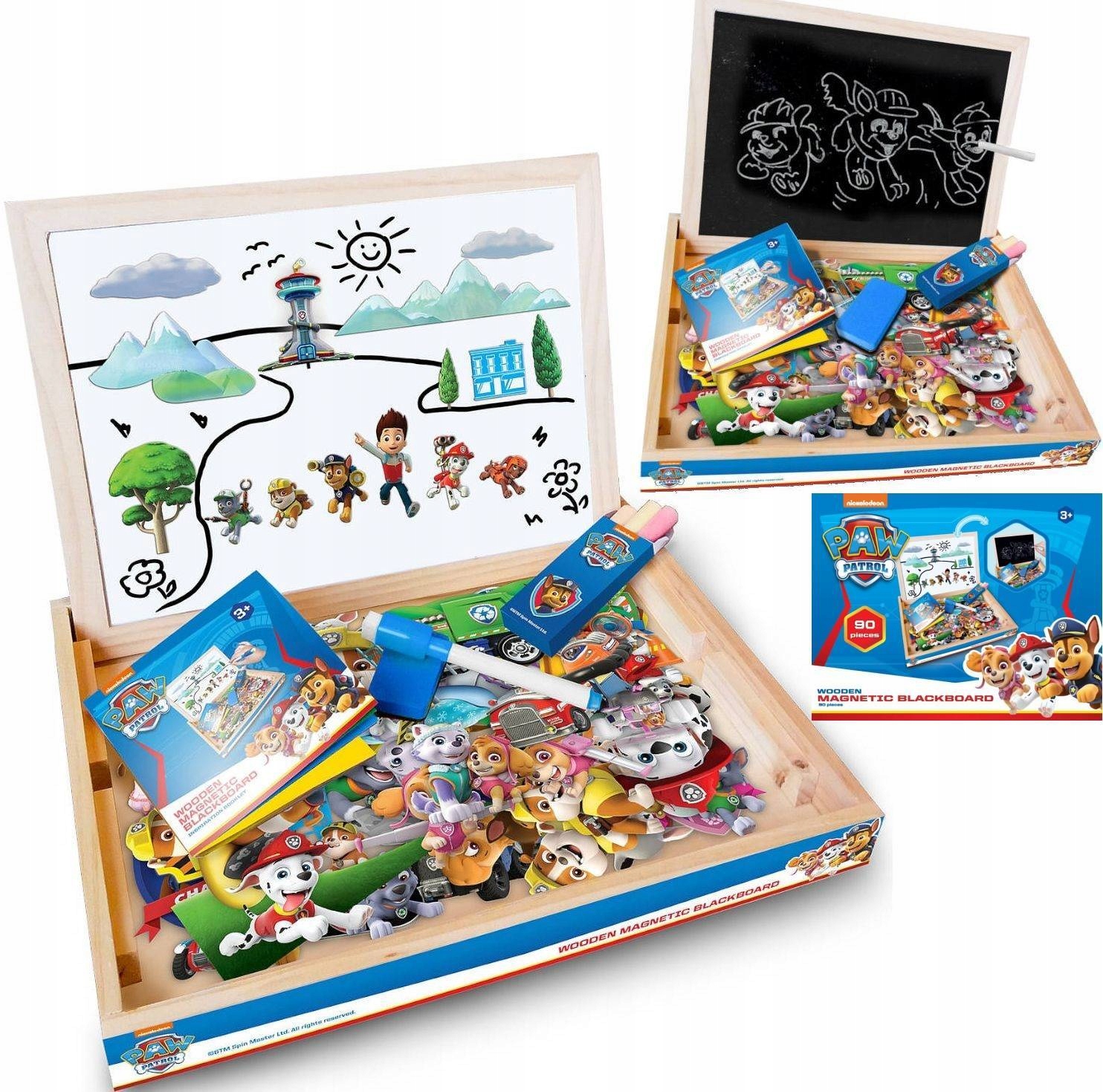 

Tablica Psi Patrol Magnetyczna Kredowa Drewniana