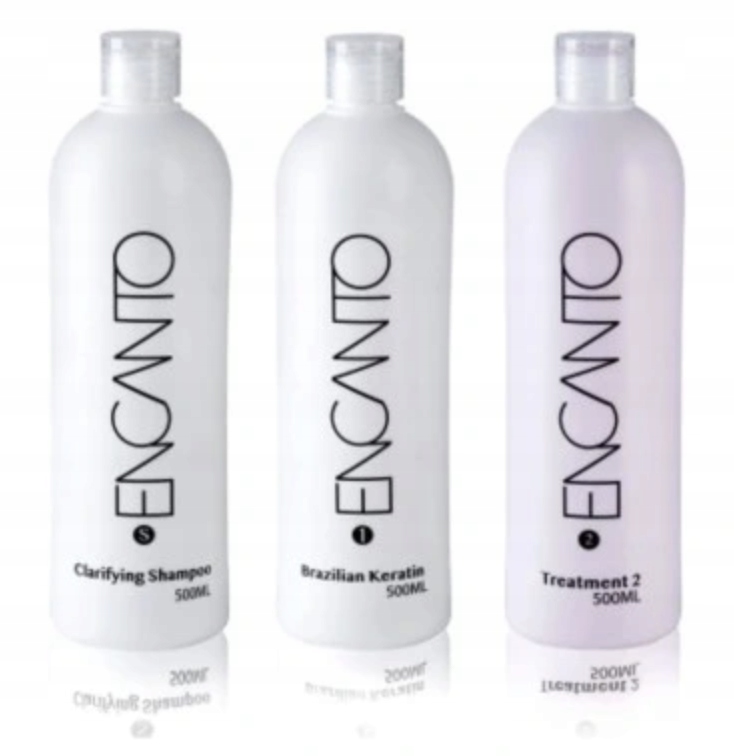ENCANTO KERATYNA PROSTOWANIE WŁOSÓW ZESTAW 3X500ML