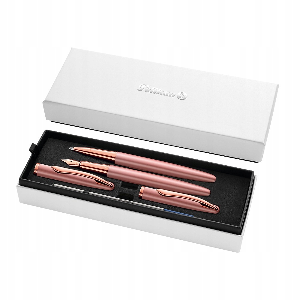 Zestaw Pelikan Pióro wieczne Pióro kulkowe Jazz Noble Elegance Rose