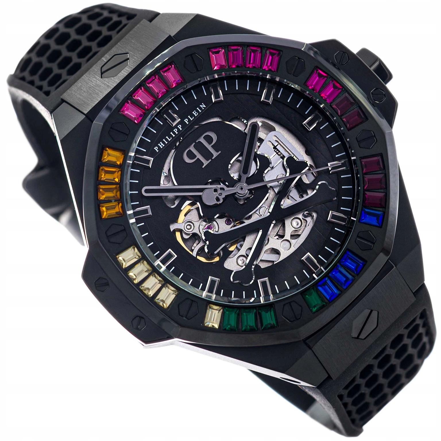 Pánské Hodinky Philipp Plein PWPFA0424 Skeleton Royal Černý Automat