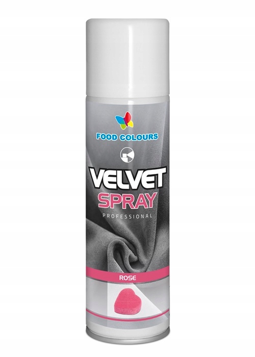 Zamsz Różowy Barwik W Aerozolu (spray) Food Colours 250 ml 1 szt. Rose