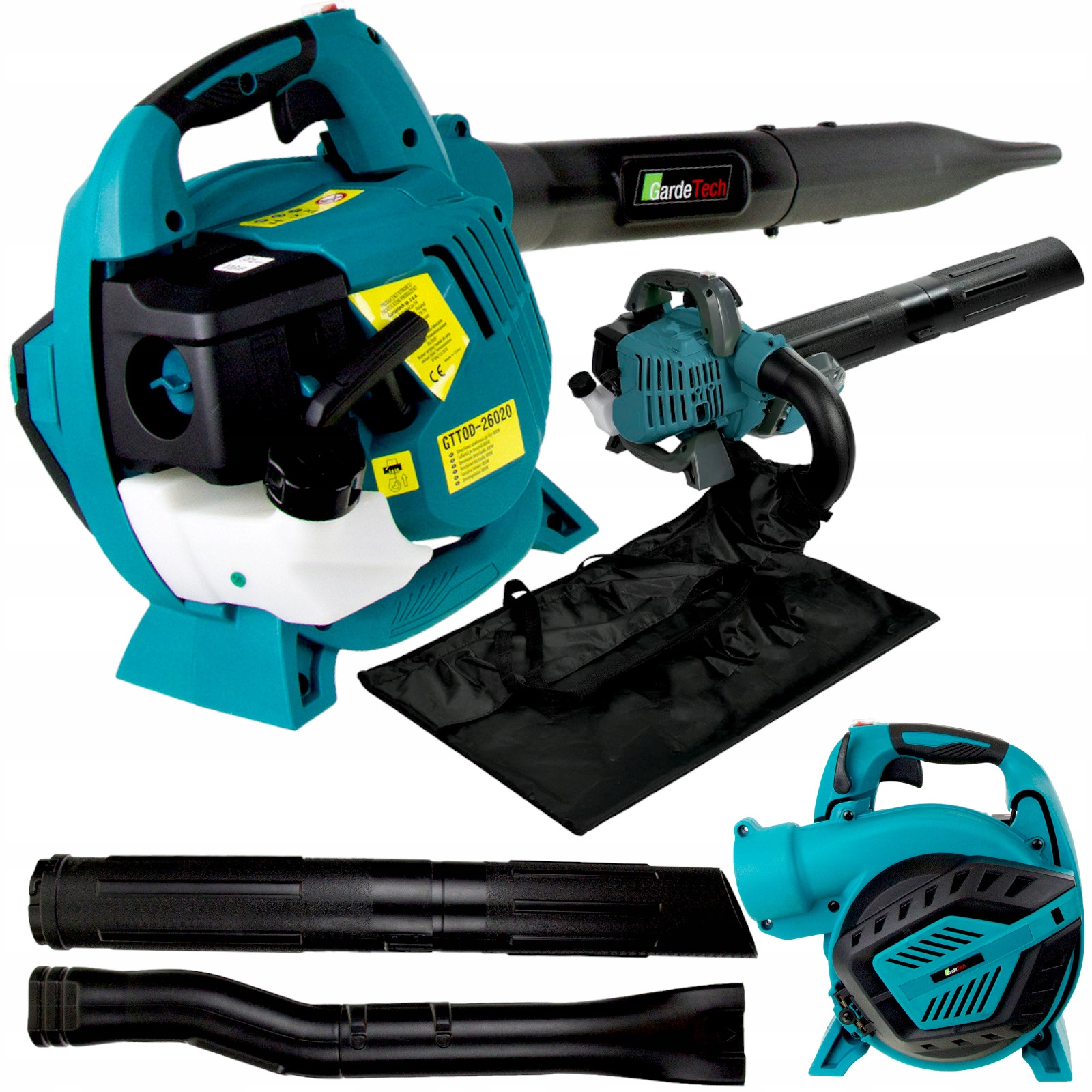 Plynový fúkač GardeTech GTTOD-26020, vysávač lístia