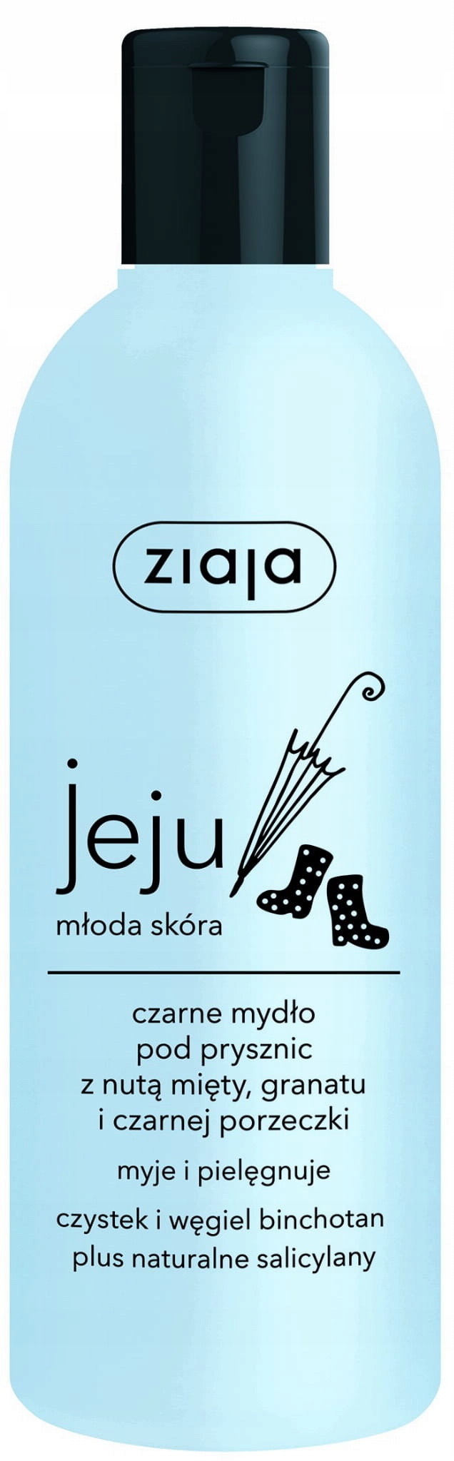 

Czarne mydło pod prysznic Ziaja Jeju węgiel 300ml
