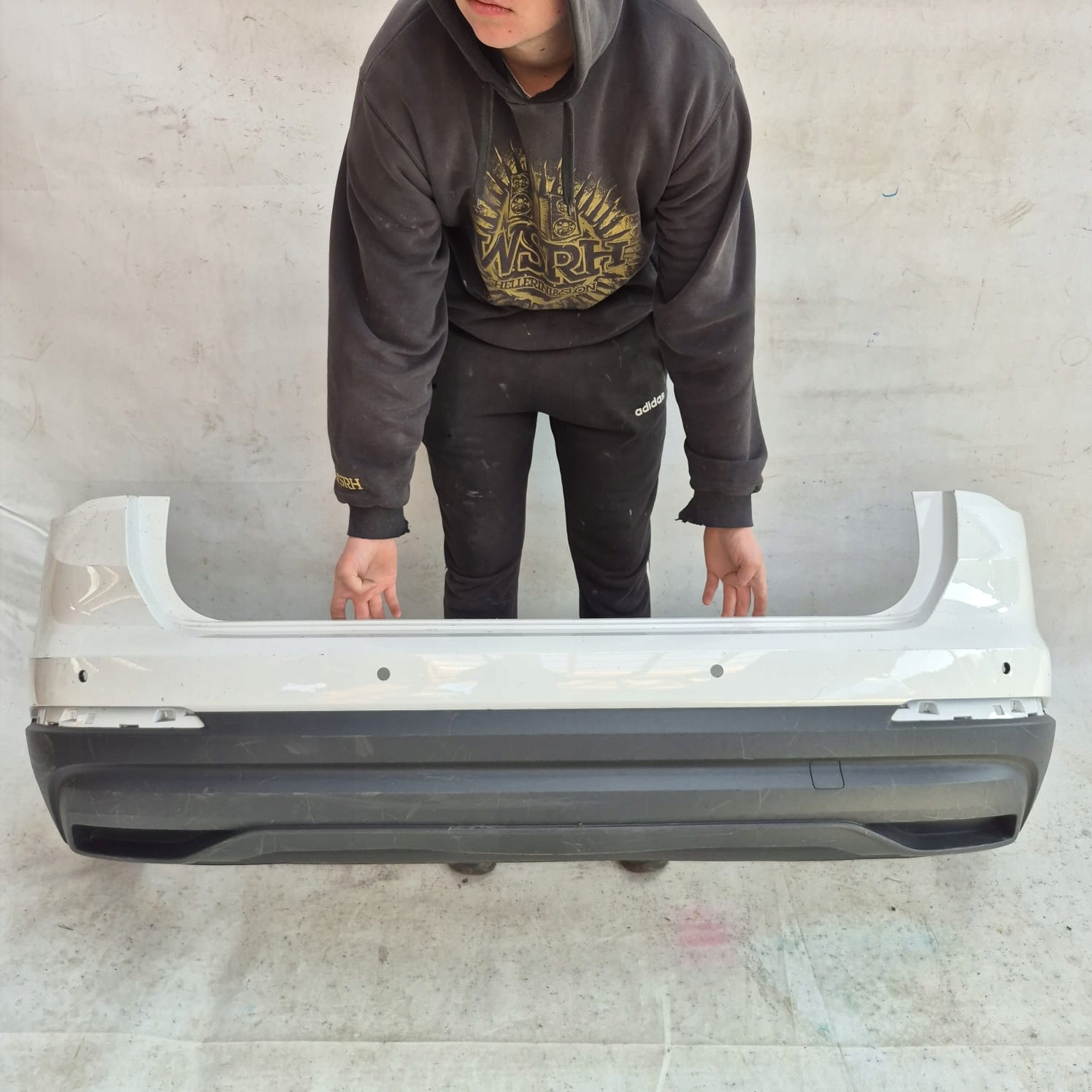 AUDI Q3 II 2 18-> bumper rear part rear PDC