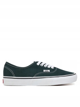 Vans Zelené Látkové Tenisky S Bílou Podrážkou A Švy 36 U_a