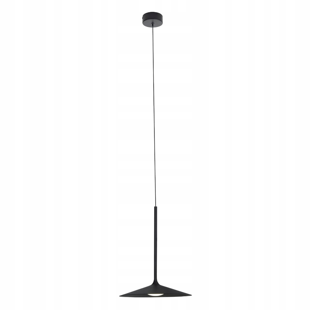 Závesná lampa Hana čierna, Led 6W, industriálna, Maxlight