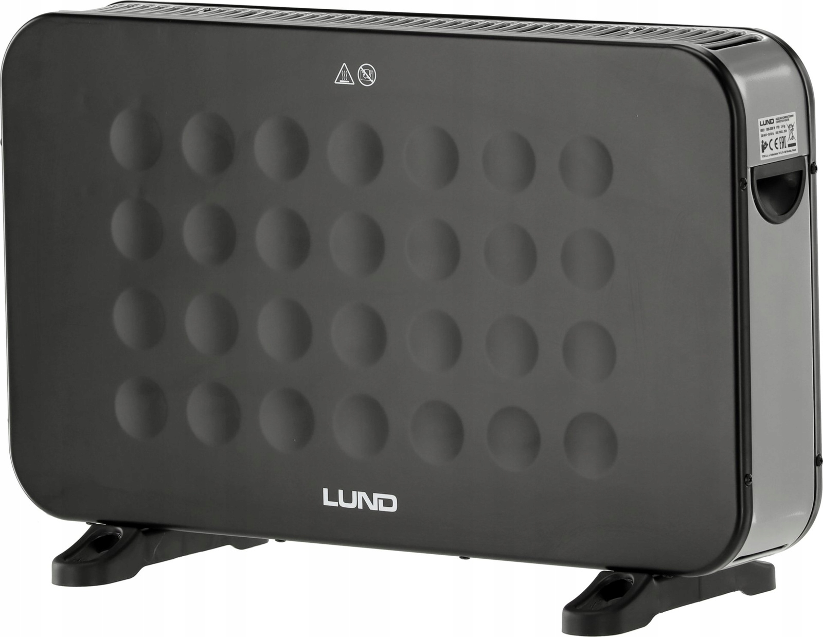 Lund konvektorový ohřívač 2000 W černý 68651