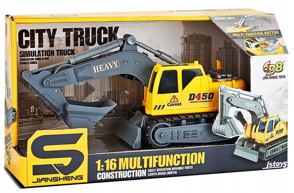 KOPARKA GĄSIENICOWA OBROTOWA KABINA EFEKTY ŚWIETLNE I DZWIĘKOWE Rodzaj pojazdu koparka