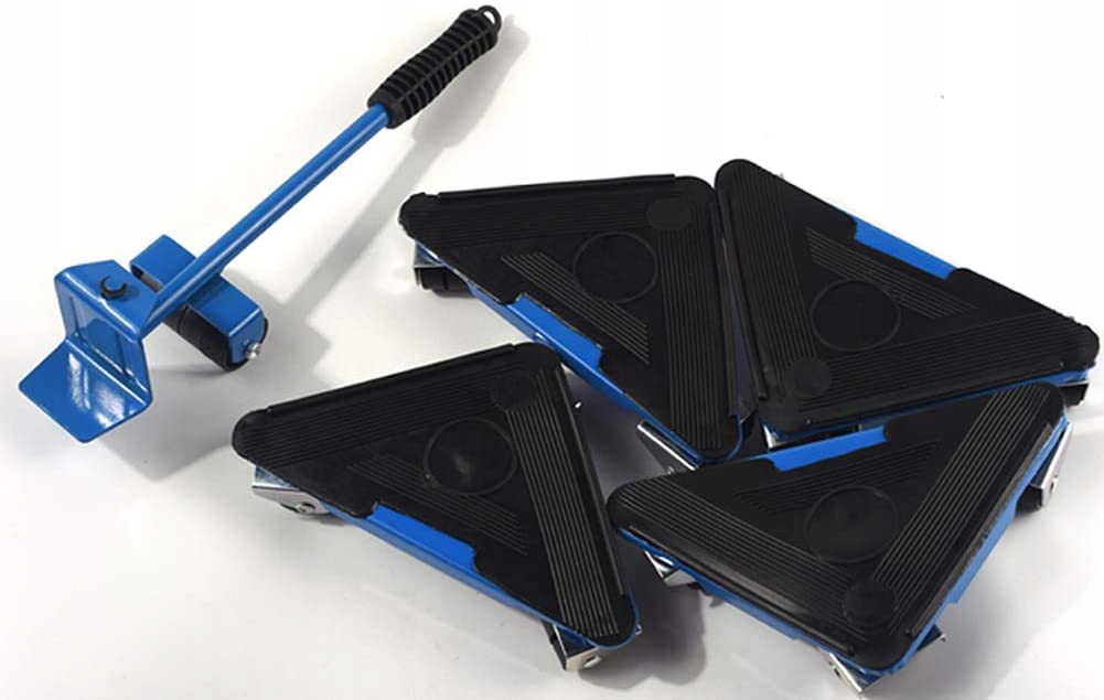 ZESTAW ROLKI DO TRANSPORTU MEBLI PRZESUWANIA Z PODNOŚNIKIEM 300kg 5ELE Kod producenta KV-RL2