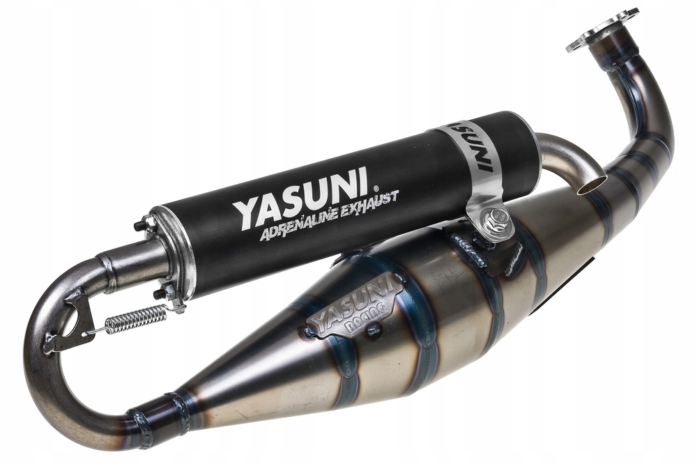 Výfuk Yasuni Carrera 21 Aluminium Black, Beta Ktm Mbk Yamaha