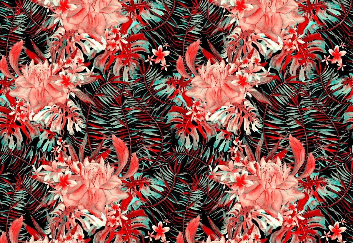 

Fototapeta Flizelinowa Wzór w kwiaty - 152x104
