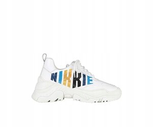 Nikkie Białe Sneakersy Chunky Logo (39)