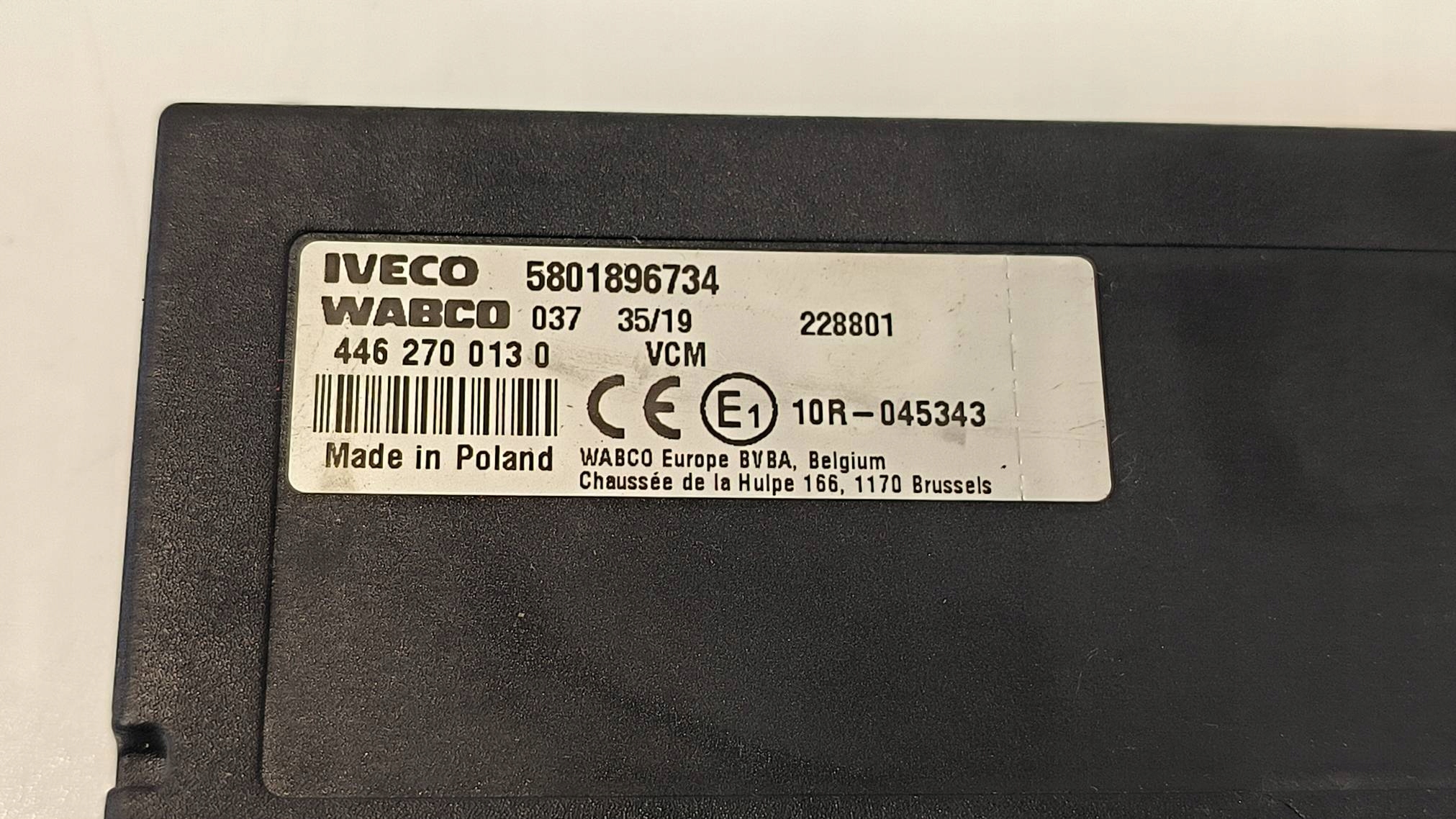 modulo VCM 5801896734 IVECO STRALIS AS440ST/P LNG