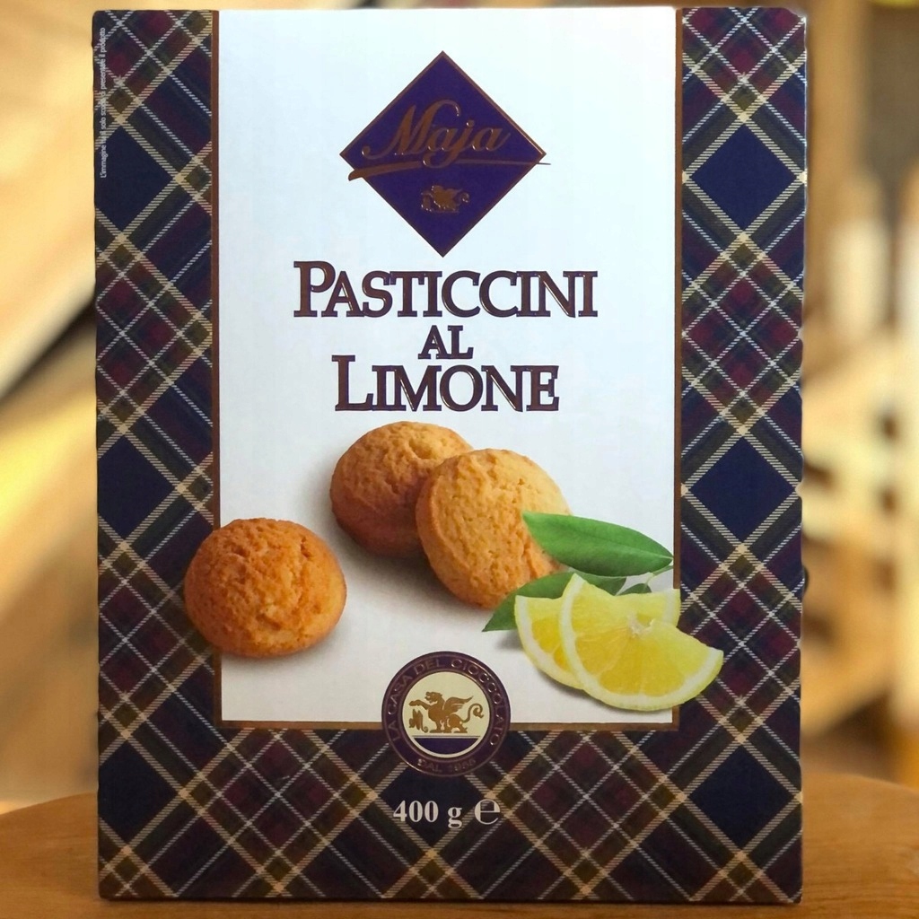 Levně 4x Italské citronové sušenky Pasticcimi al Limone Maja 400 g