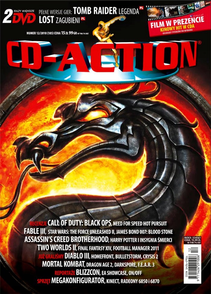 CD-Action 12 / 2010 z płytą cd