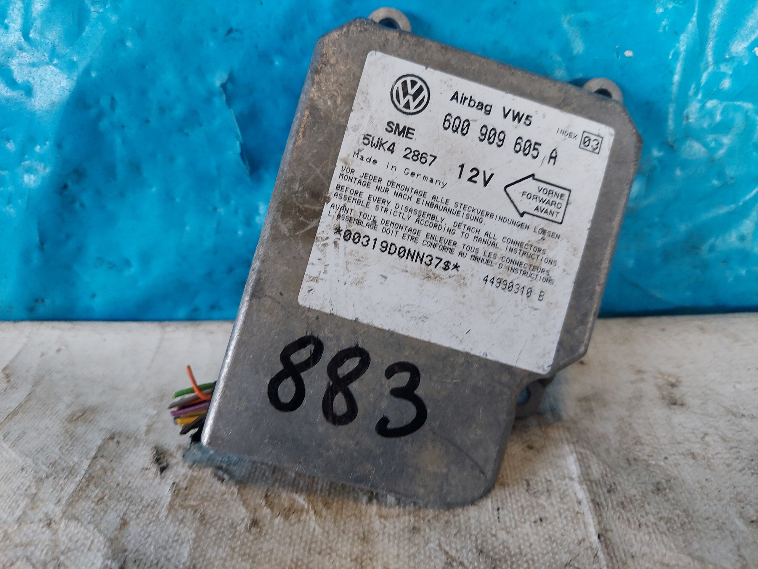 LEON a 6Q0909605A SENSOR airbag