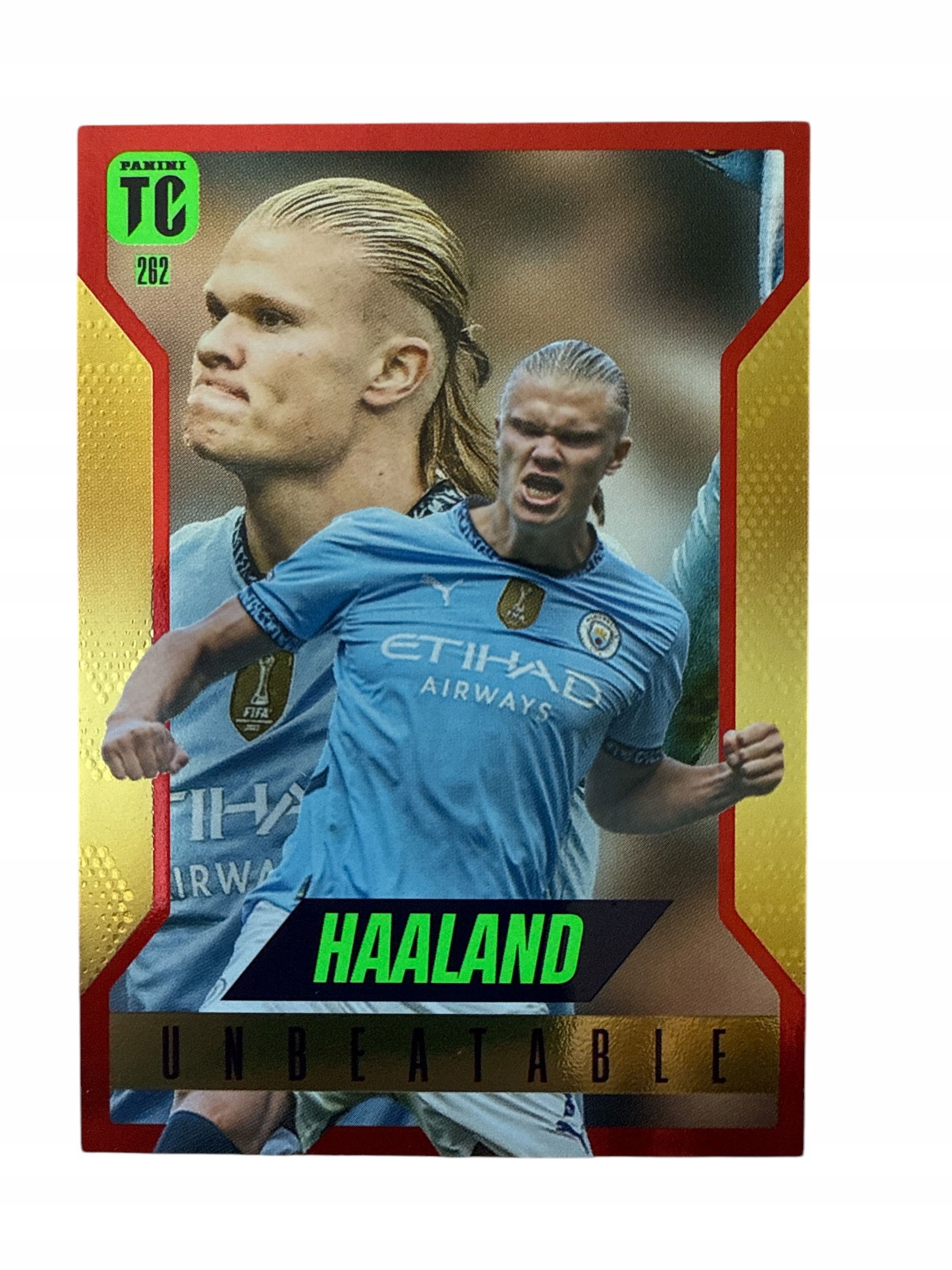 Top Class 2025 Unbeatable Nr 262 Haaland red czerwony