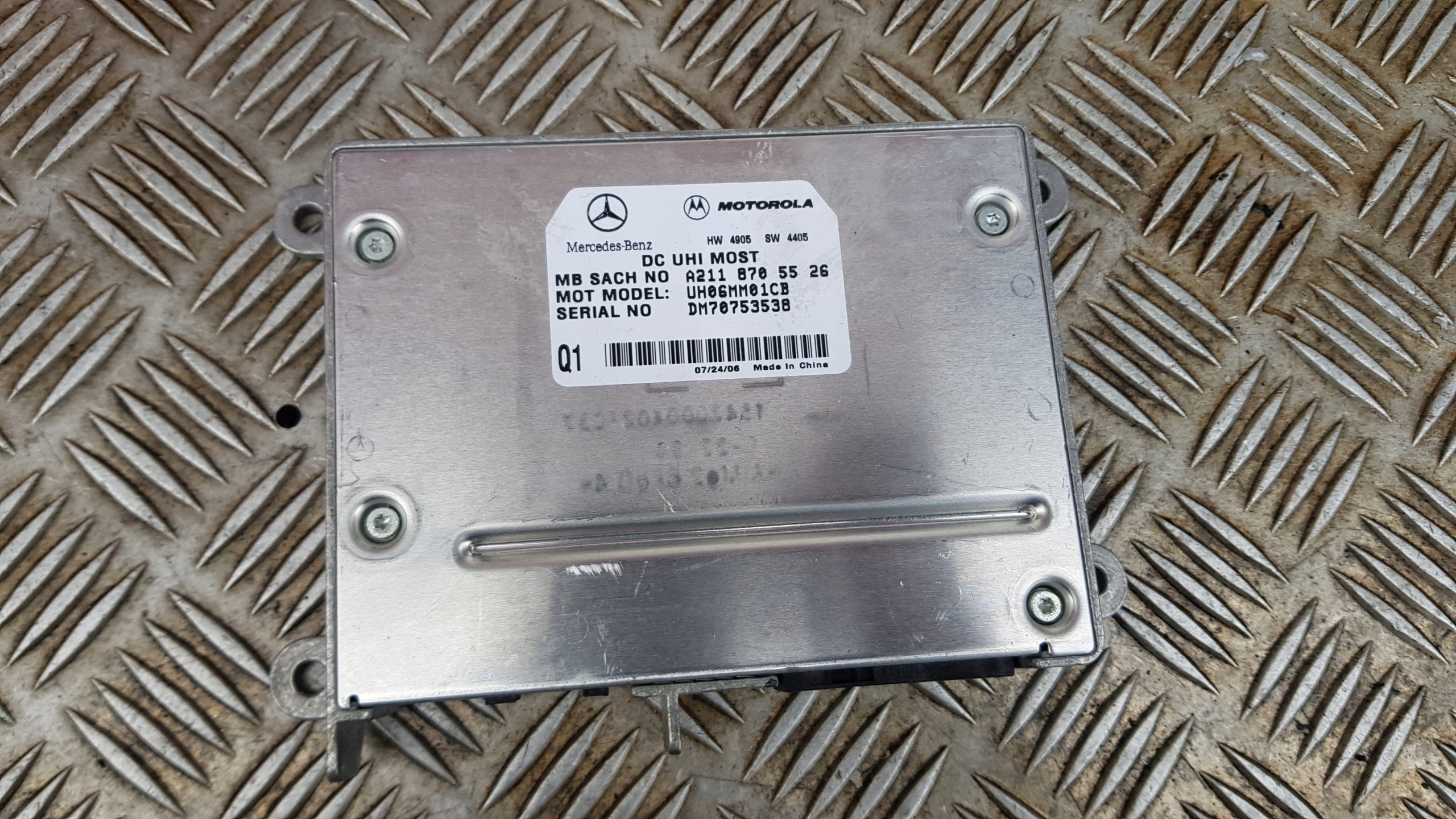 MERCEDES W211 W164 control unit BLUETOOTH A2118705526