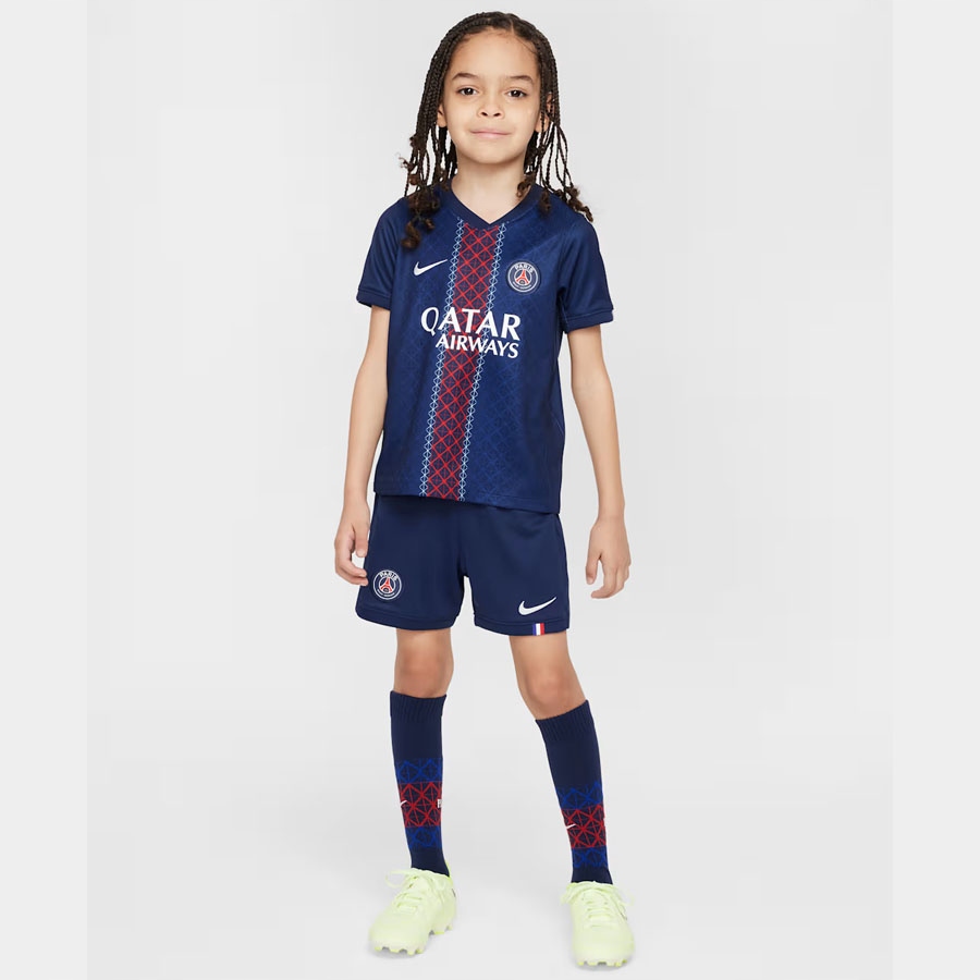 Nike Psg 2025/2026 Stadium Home (M 110-116) Dětský komplet Tmavě modrý