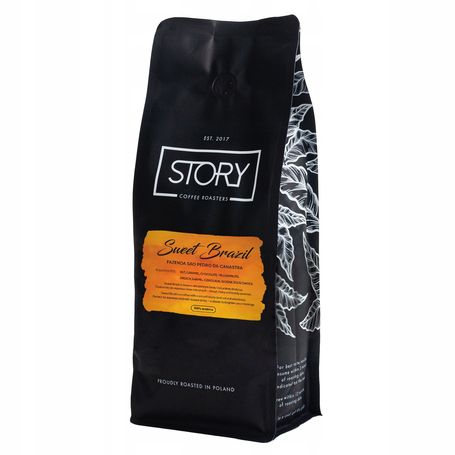 Story Coffee Roasters Sweet Brazil Espresso Arabica Kawa Ziarnista 1 Kg