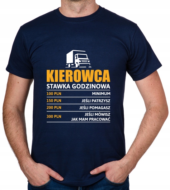 

koszulka Kierowca stawka godzinowa dostawczak