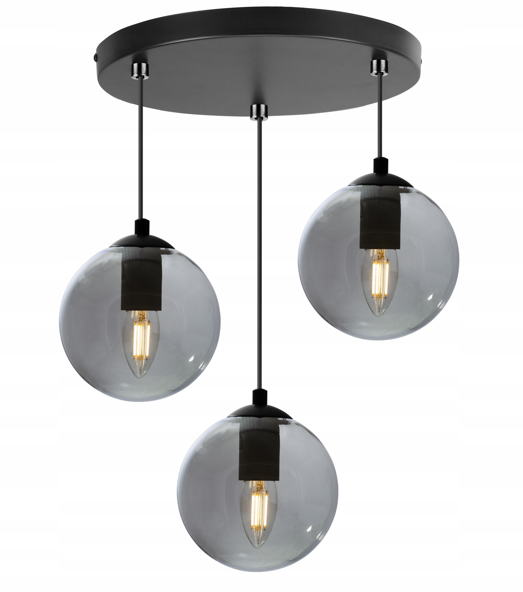 

Lampa Wisząca Sufitowa Szklana Kula Wybór Led