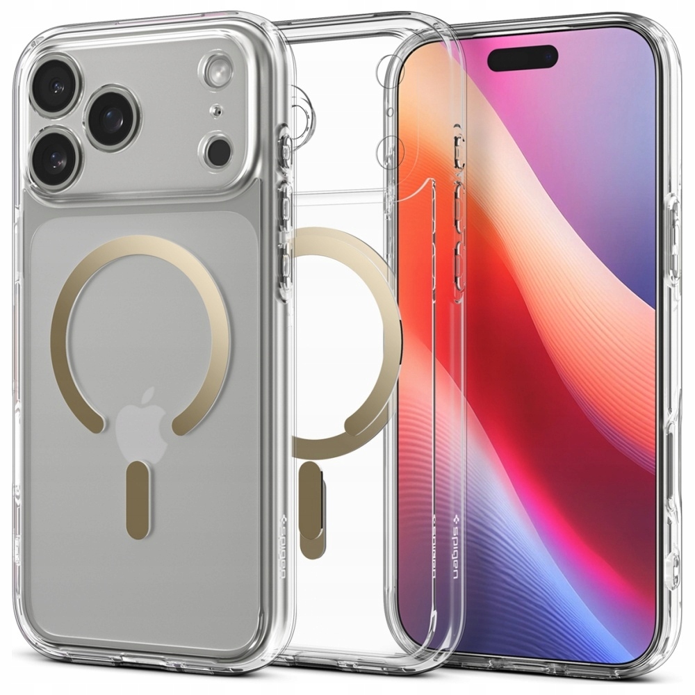 Pouzdro Spigen Ultra Hybrid Mag MagSafe pro iPhone 17 Pro zlaté