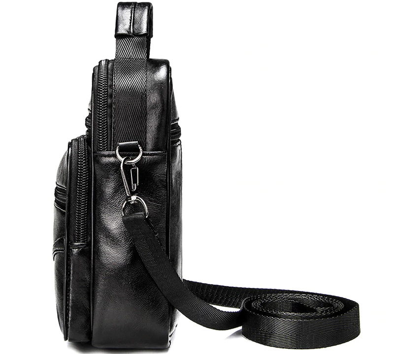 SKÓRZANA TORBA MĘSKA NA RAMIĘ POLSKA Model SK5