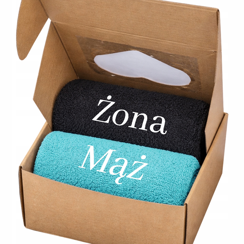 Sada ručníků 50x100 Výšivka na Svatba Výročí Dárek Manžel Manželka Czar+ Turks