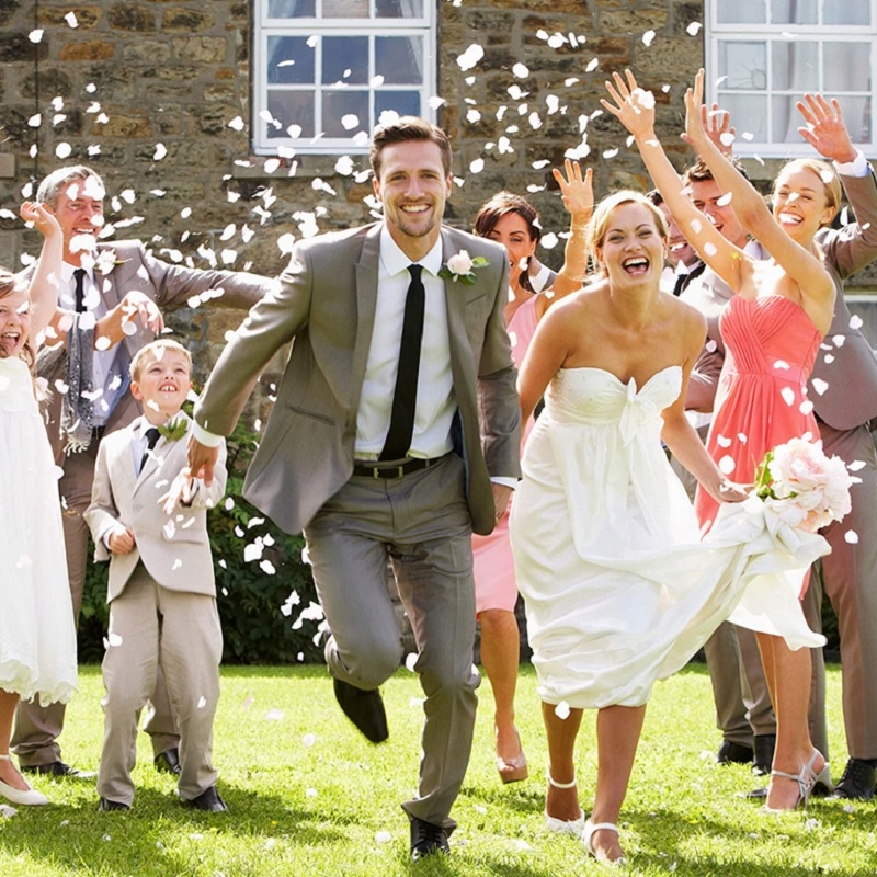 KONFETTI XXL TUBA WYRZUTNIA ŚLUB 80cm PŁATKI ECRU Płeć uniseks