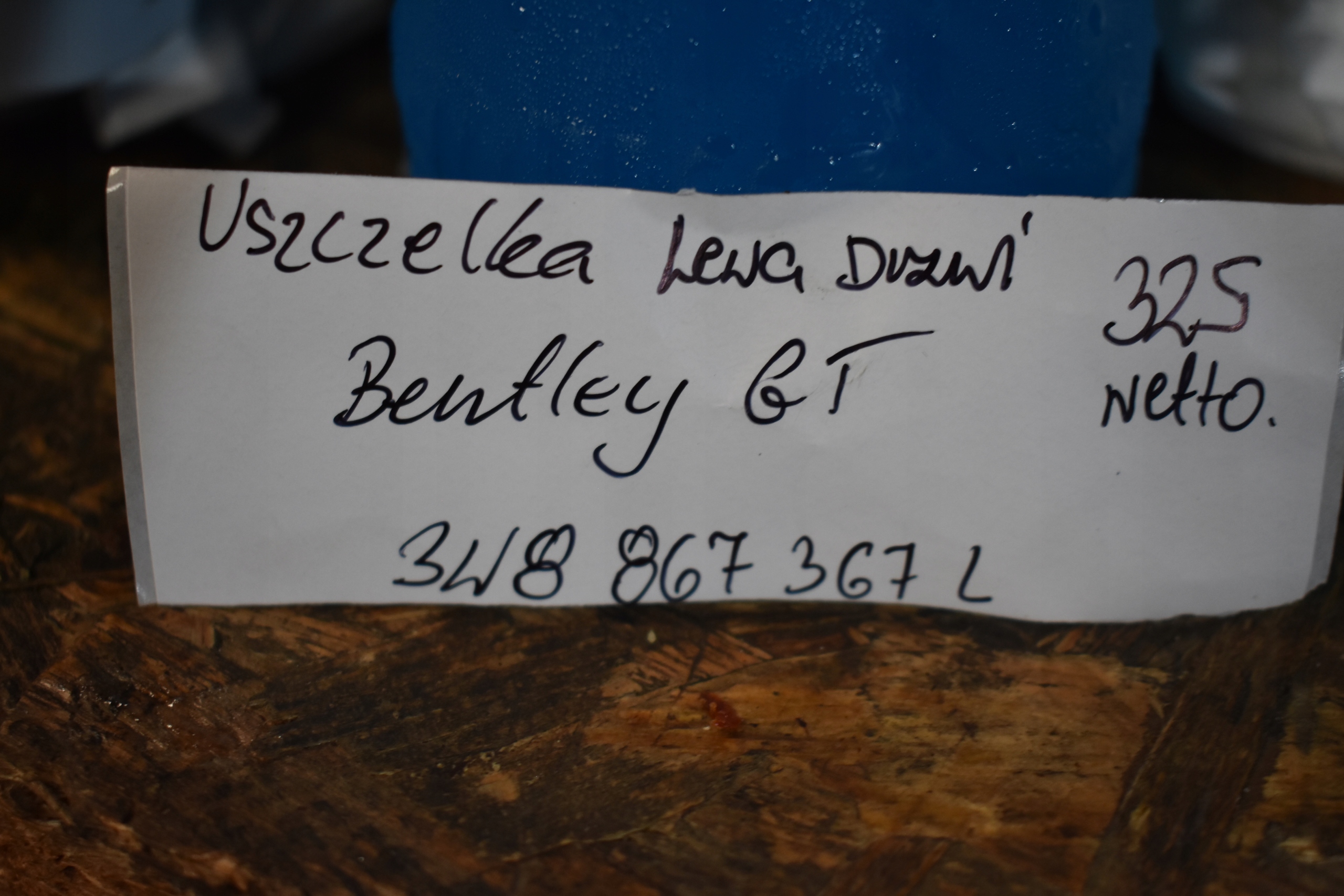 IDEALNA DICHTSATZ TÜR LINKS BENTLEY GT 1