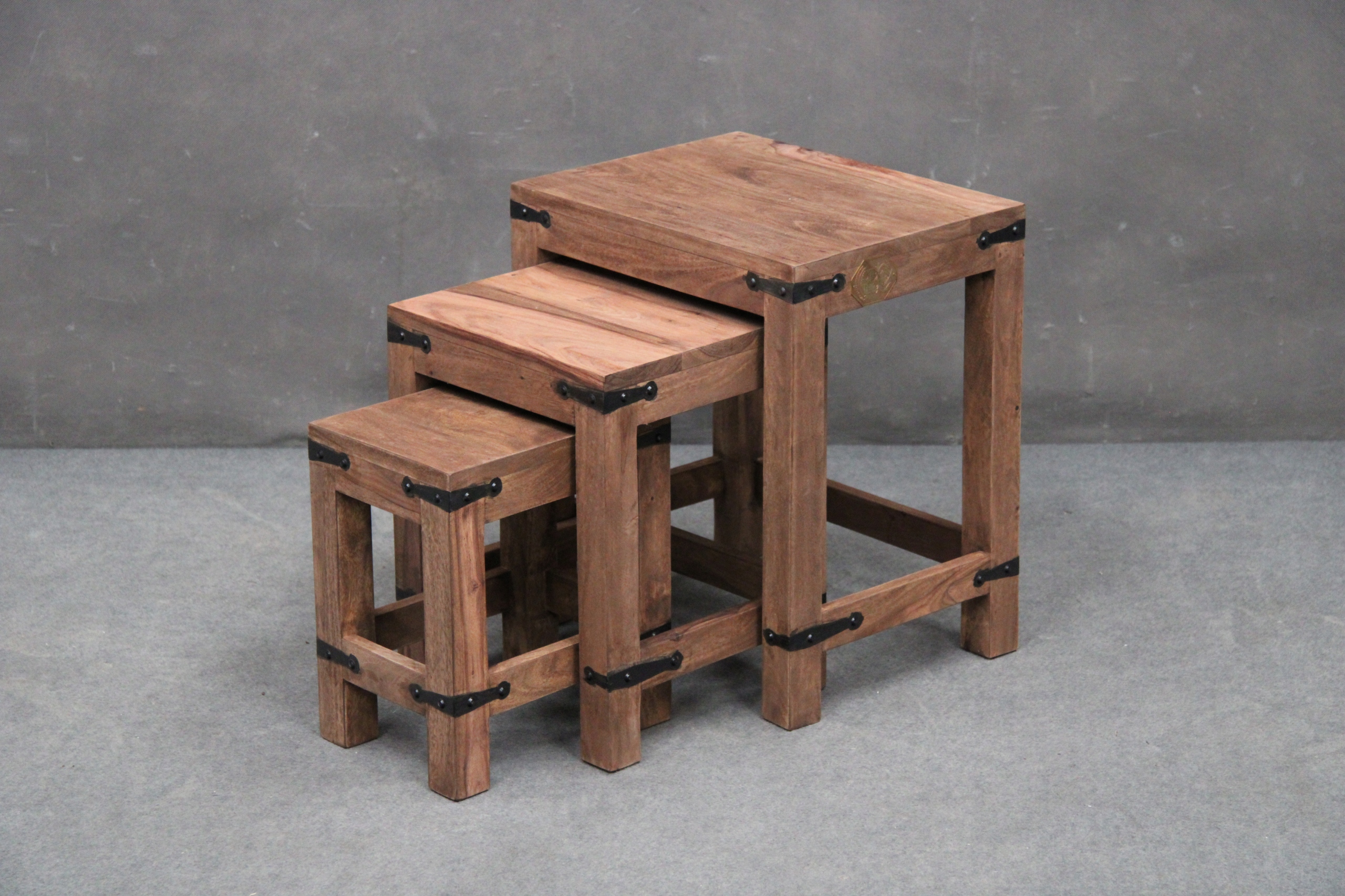 

Ława Stoliki 3w1Lite Drewniane Palisander Leeds