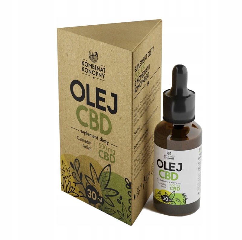 Olej Cbd 500 mg z Kombinatu Konopnego 30 ml