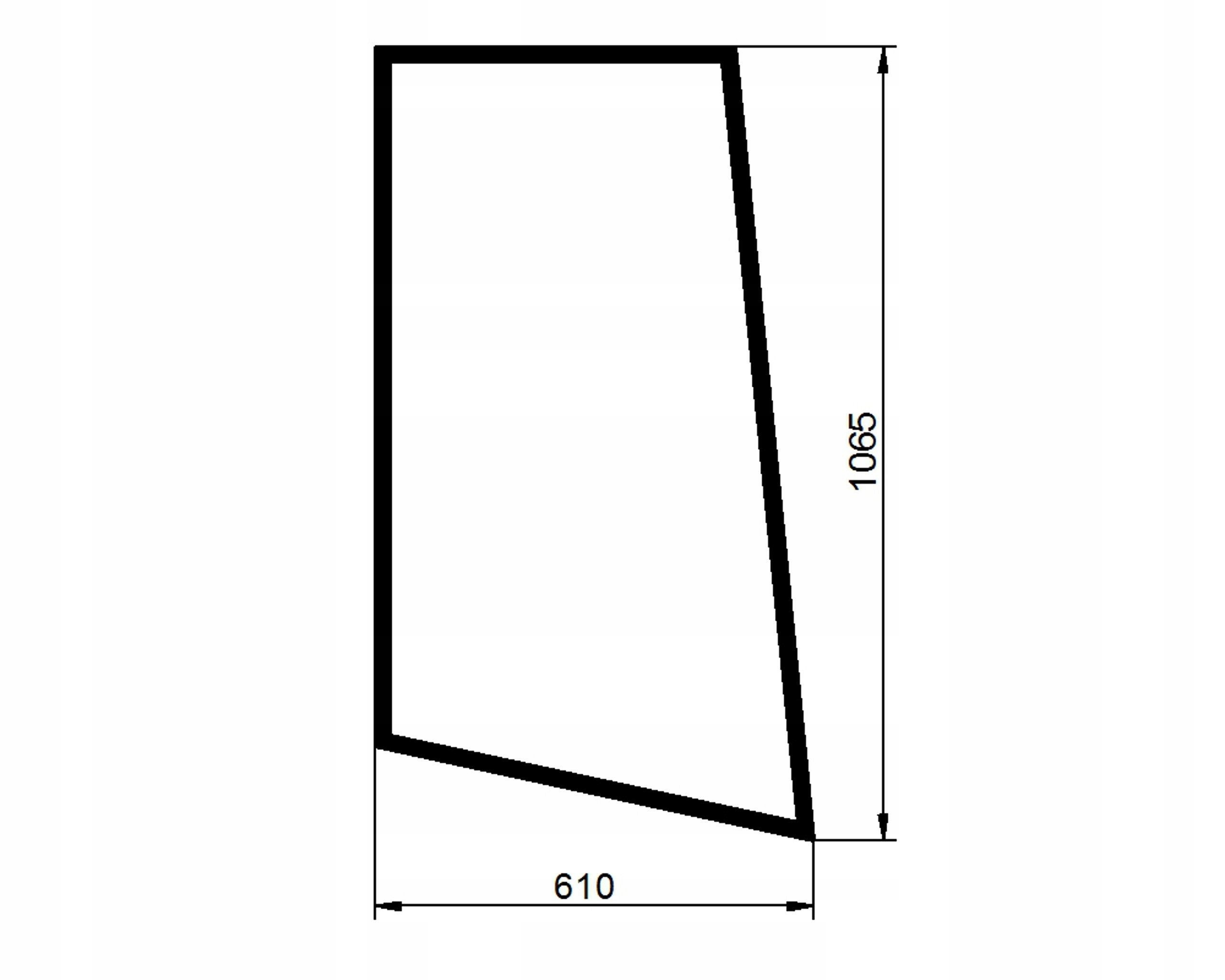 sklo Jcb boční pravé 827/30446