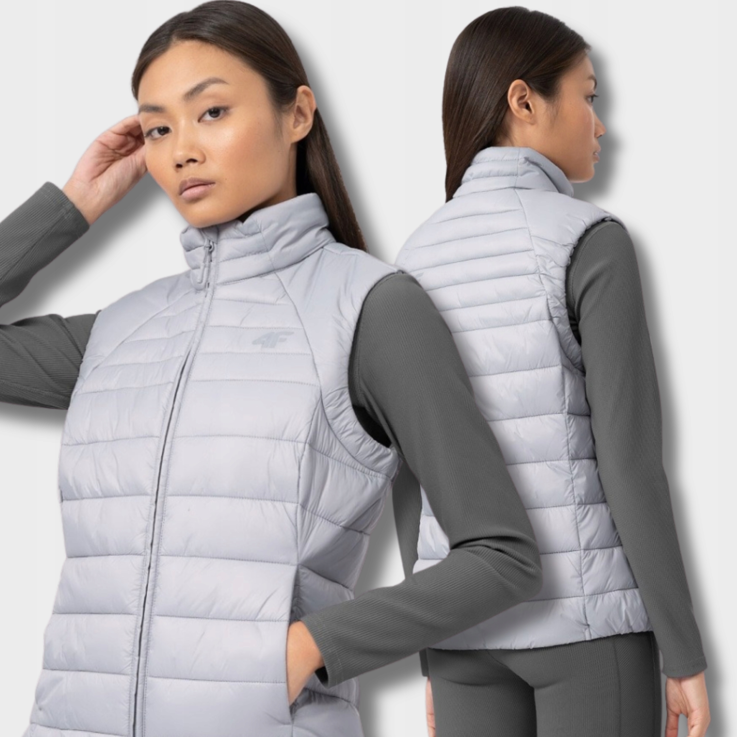 Dámská Vesta teplá sportovní vesta bez rukávů, velikost 4F Xs