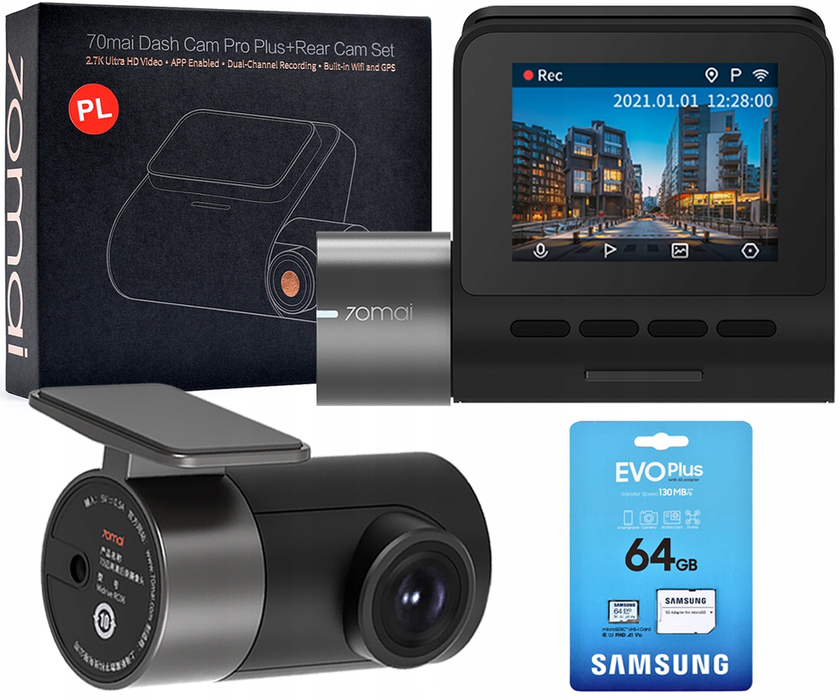 

Wideorejestrator 70mai Pro++ A500S RC06 64GB