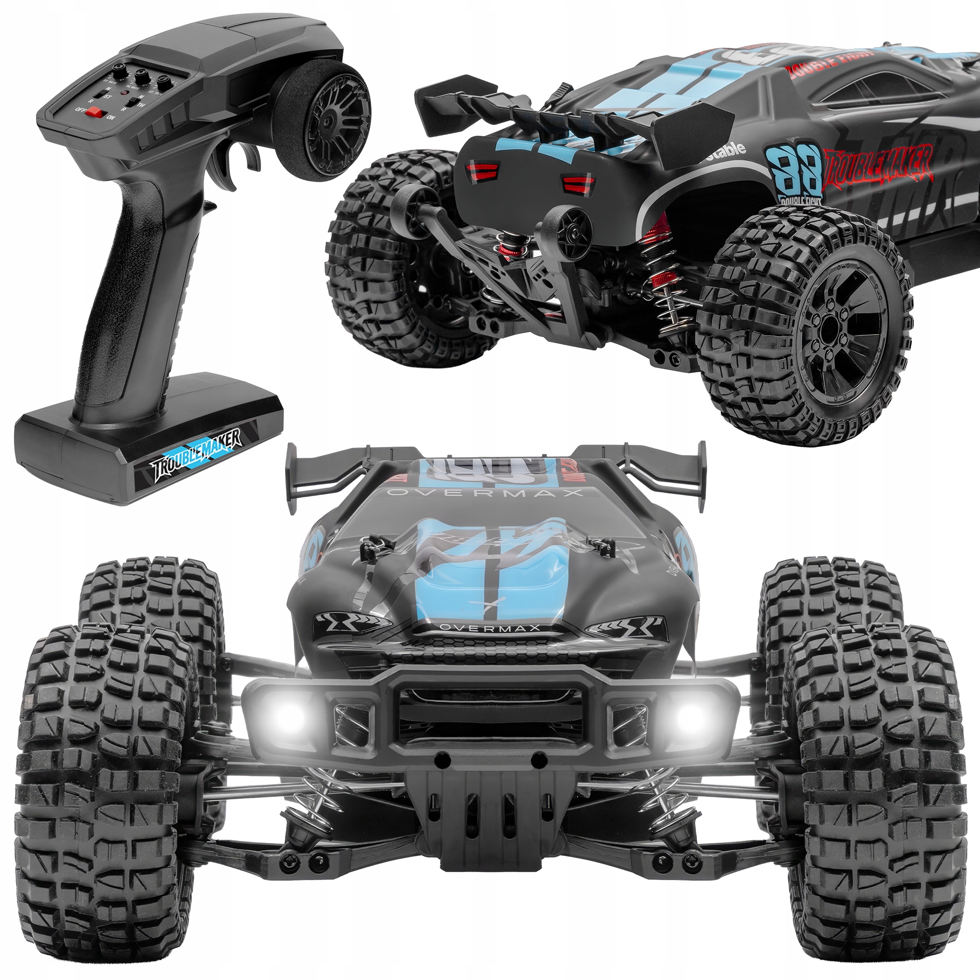 Auto na dálkové ovládání Terénní dálkové ovládání 4x4 Rc Monster Truck 35KM/H