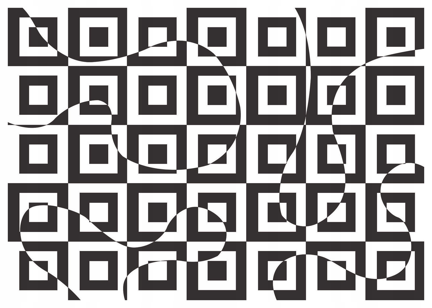 Fototapeta Šachovnica s líniami geometrický vzor 350x250 lepidlo