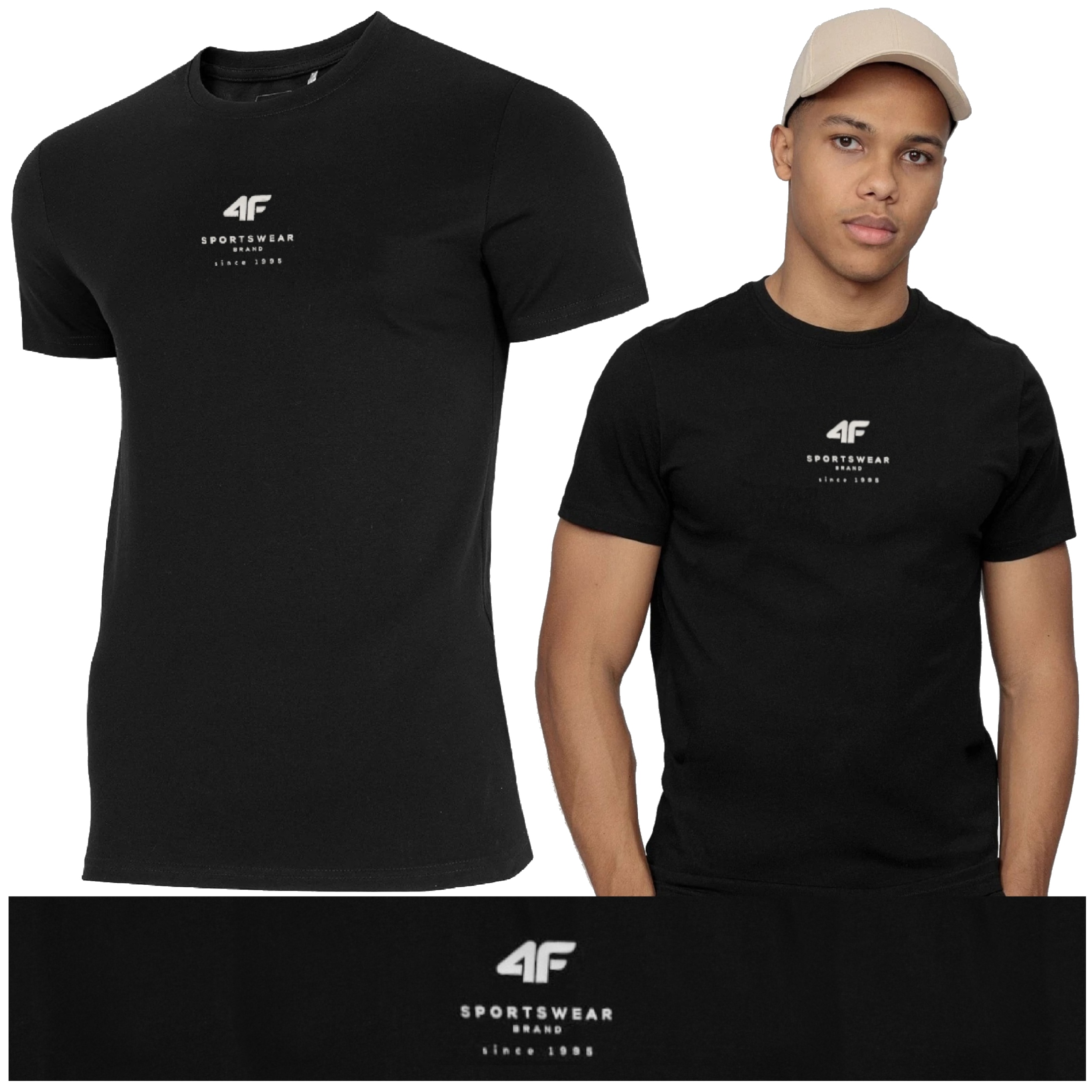 

Męska Koszulka Sportowa 4F Męski Tshirt L