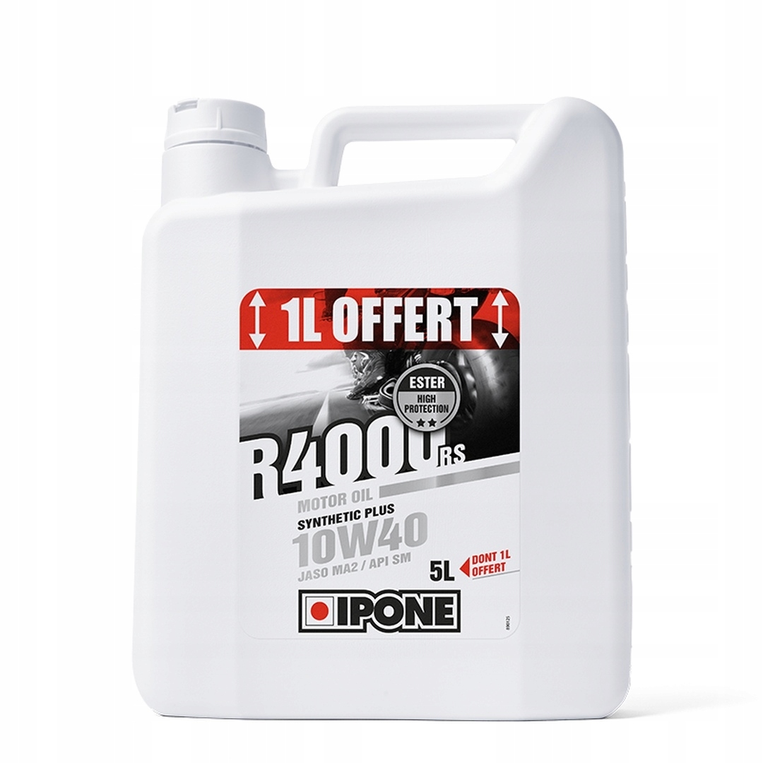 Ipone R4000 Rs 10W40 Motorový Olej Semisyntetik 5 L (ester, MA2) – Propagácia